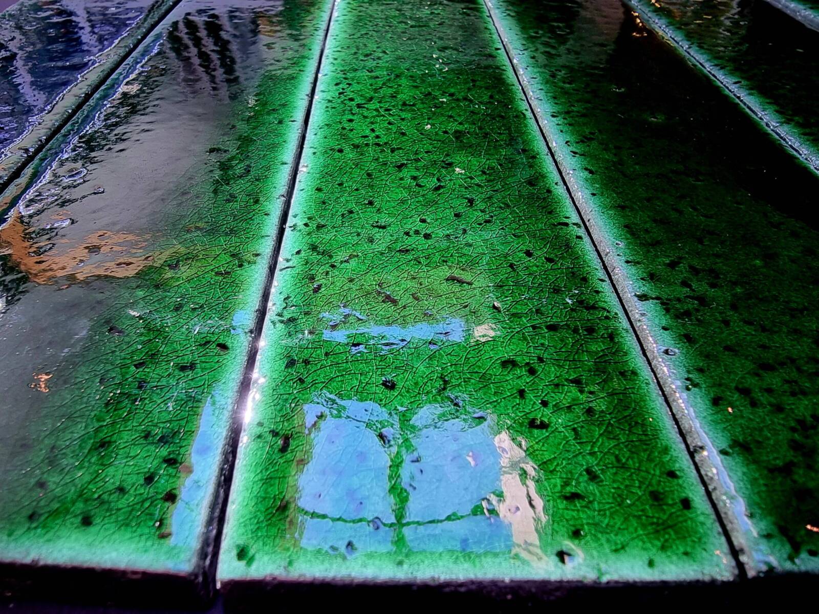 art deco ceramic tile